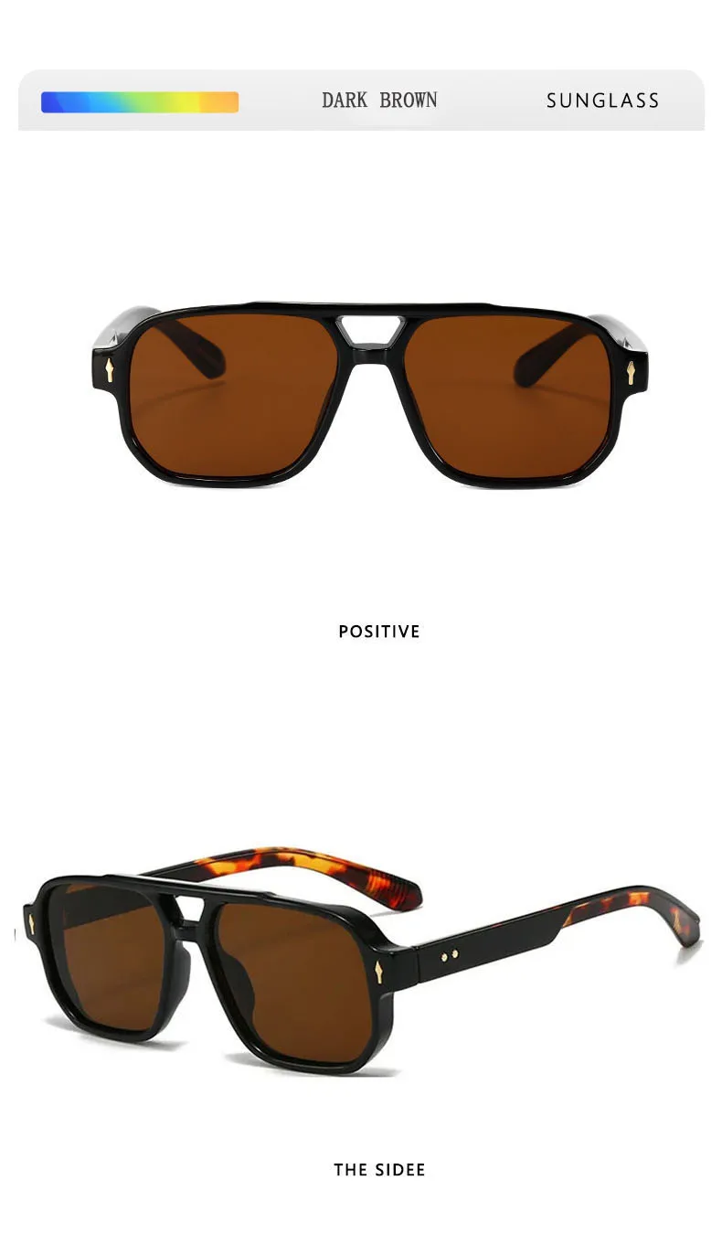 2025 Vintage-Sonnenbrillen für Herren, modische Sonnenbrillen, Oculos-Brillen, Dropshipping, Gafas Lentes Lunette Okulary Zonnebril Occhiali – Detail 21
