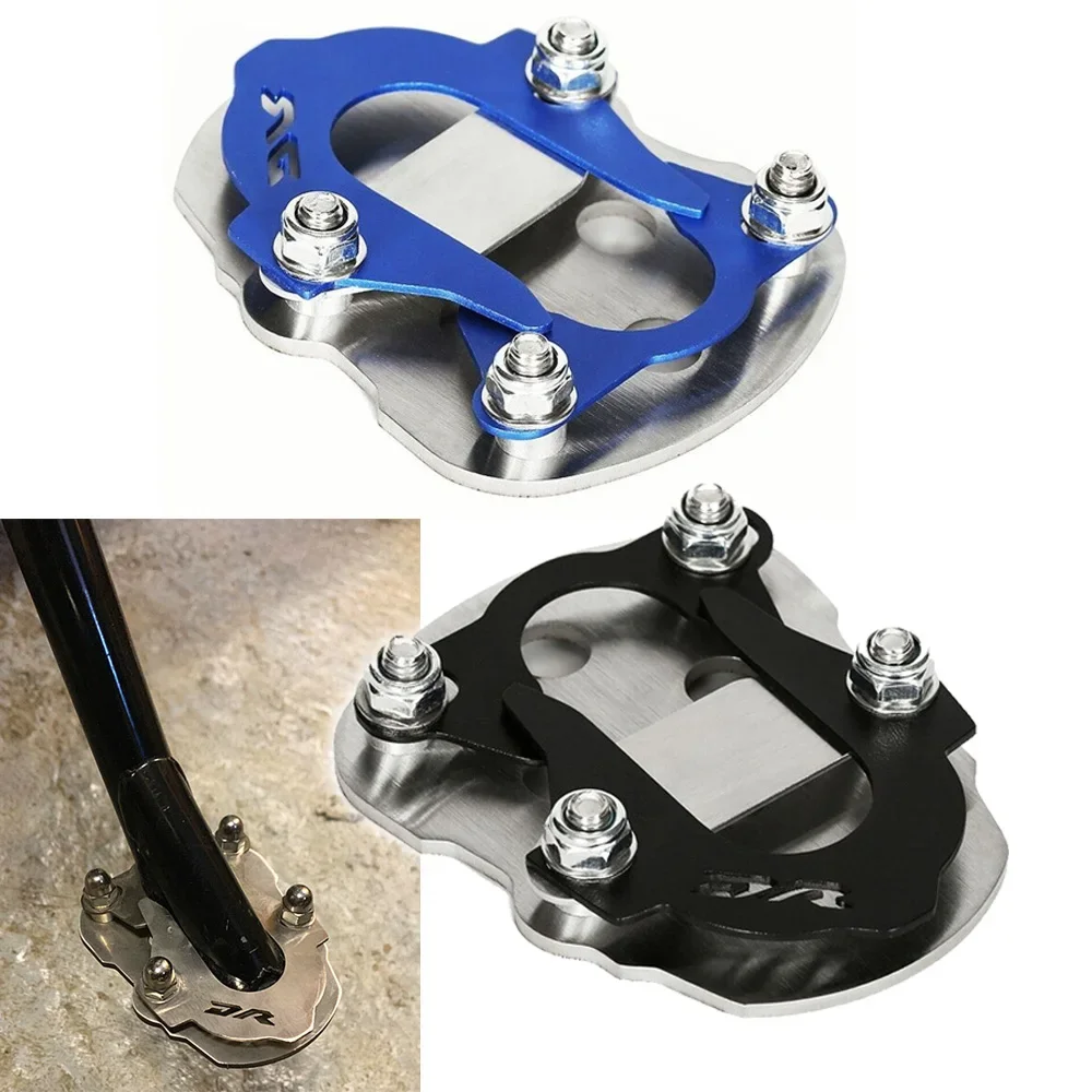 

For Suzuki DR 650 DR650SE 650S 1996-2021 Motorcycle Foot Aluminum Stand Enlarge Pad Side Kickstand Stainless Steel Extender