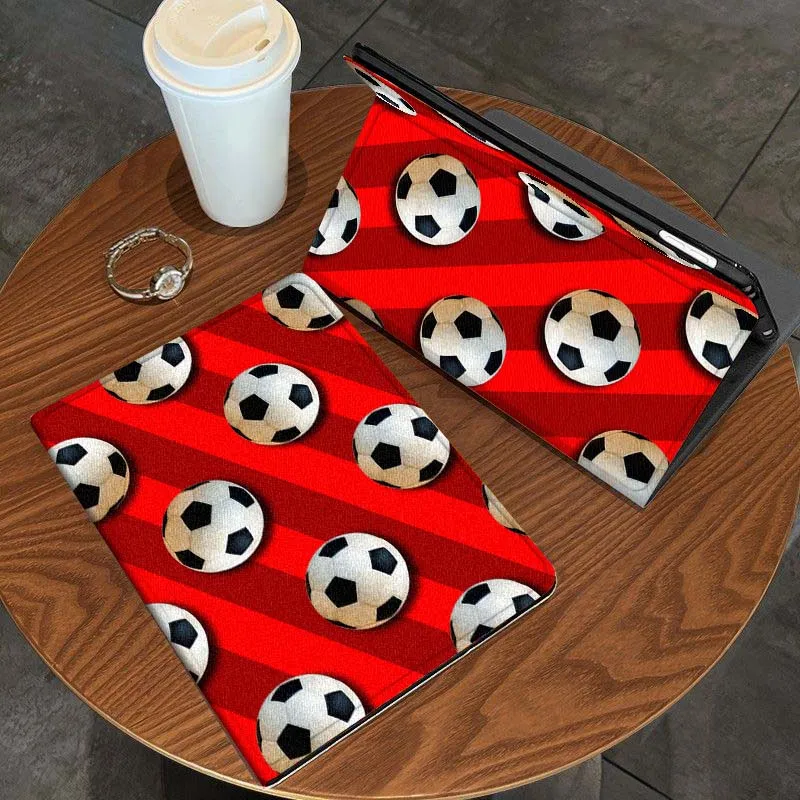 Football Art Illustration For iPad Pro Air Mini 1 2 3 4 5 6 7 7th 8th 9th 10th 11th 10.2 9.7 10.5 10.9 11 12.9 Tablet Case