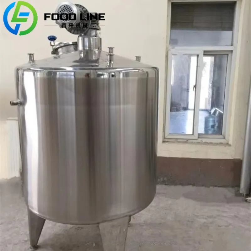 

Industrial Milk Pasteurizing Tank Food Grade Stainless Steel Processing System with Controls