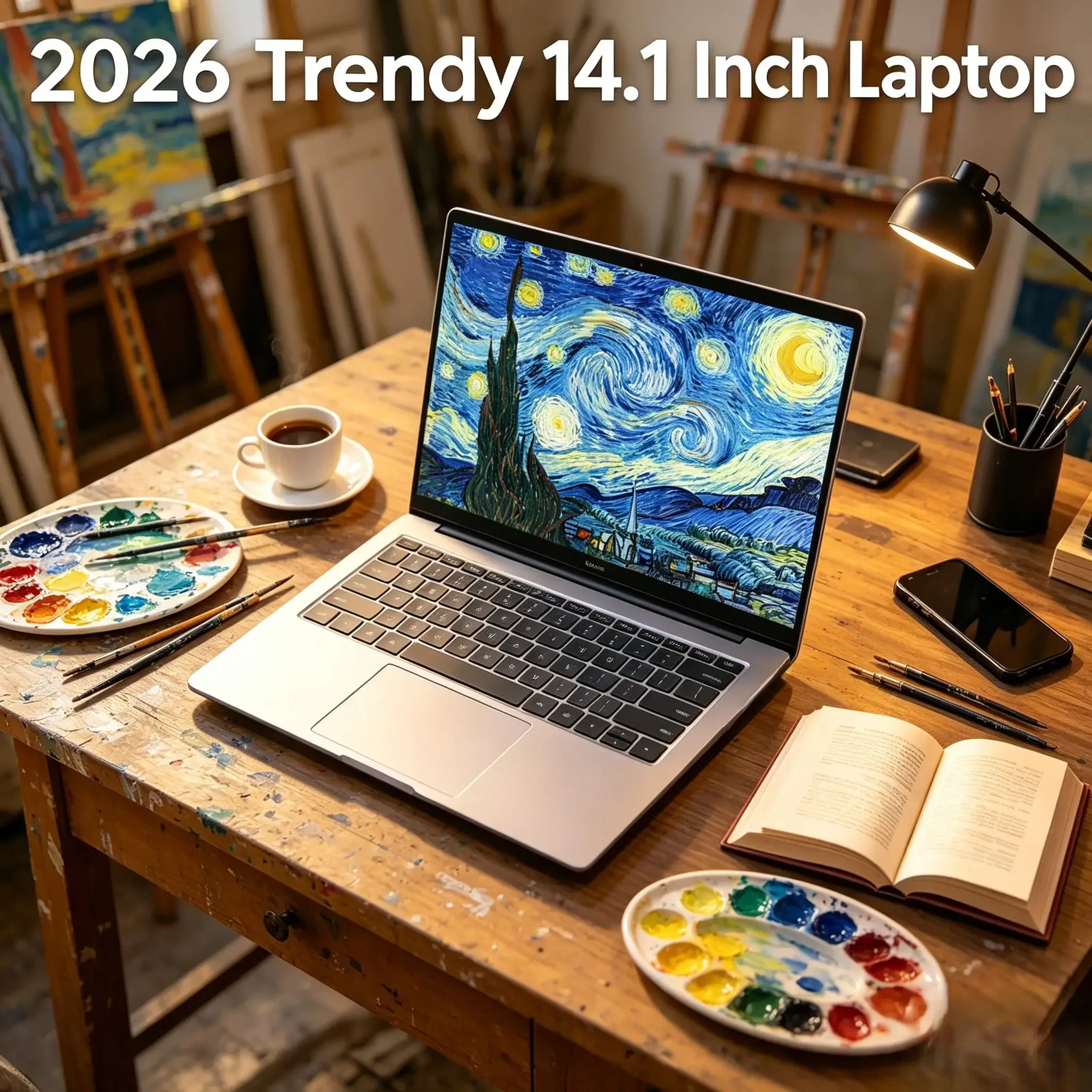 

14.1" Ultra‑Slim Gaming Laptop, Intel I9‑9880H, Windows 11, 32GB RAM, 2TB SSD, 1080P FHD for Office Study Home Use