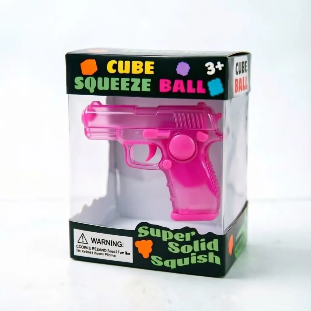Creative toy pistols, squeeze toys, stress relief toys, tactile squeezing toys, finger squeezing toys, squeezing fun