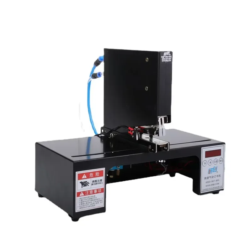 Fast Fully Automatic Heavy-Duty Single-Head Pneumatic Electric Metal Stapler Jumbo Size 24/6 Staple Capacity Blister