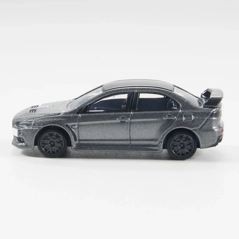 TAKARA TOMY diecast alloy car toy flagship black box TP02 Mitsubishi Lancer EVO coupe decorative ornament, a gift for children.