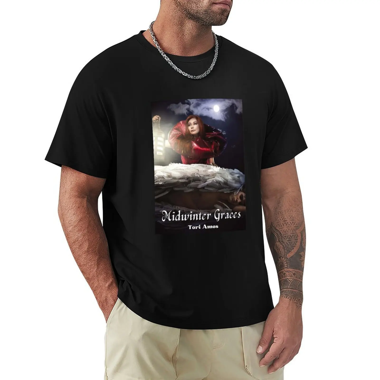 

Tori Amos Midwinter Graces Album Art Alt Cover T-Shirt Soft Stretch Short Sleeve Top