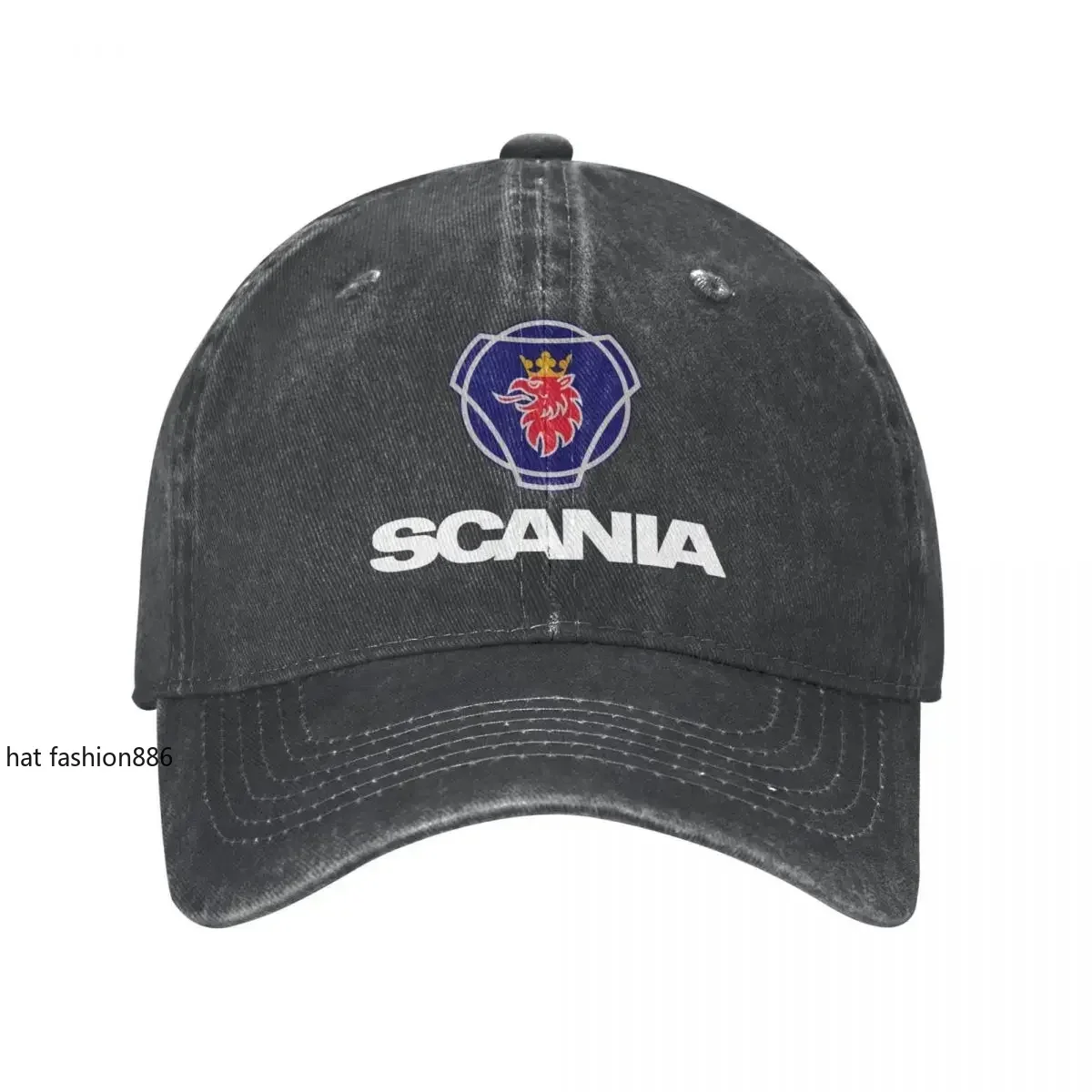 Sweden Saabs Scanias Baseball Cap Vintage Distressed Washed Sun Cap Unisex Style Outdoor Summer Adjustable Caps