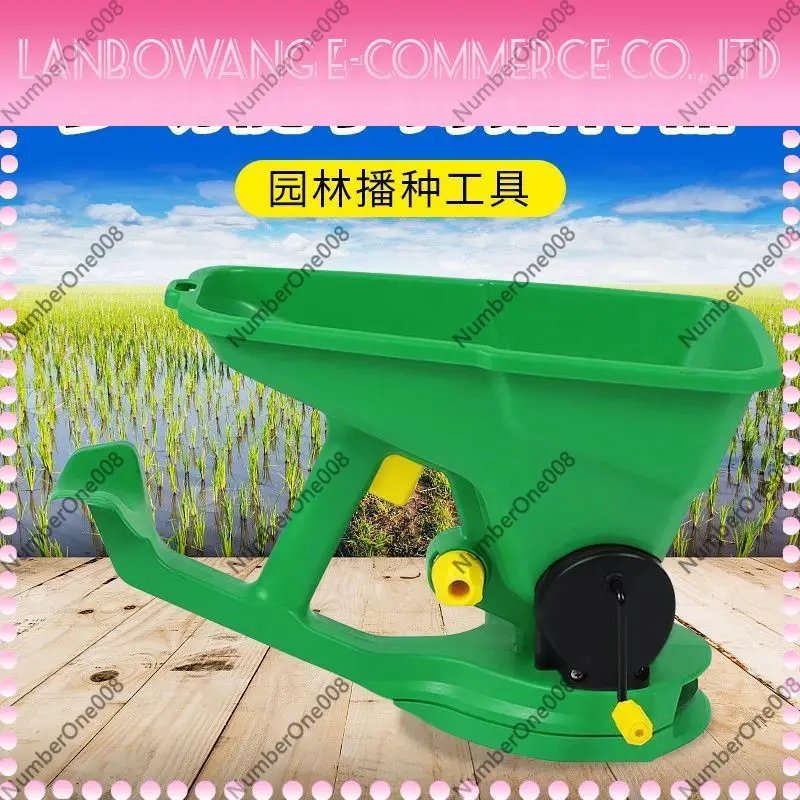 Handheld Manual Seeder Small Sower Lawn Grass Seed Spreader Fertilizer Applicator Agricultural Tool