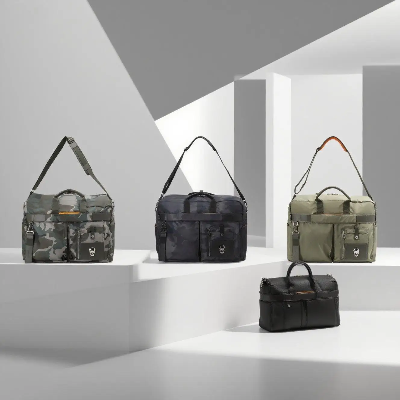 

Golf Clothing Bag Modern Style Handbag for Men and Women, Large-capacity Waterproof Storage Bag Camouflage Sports Bag