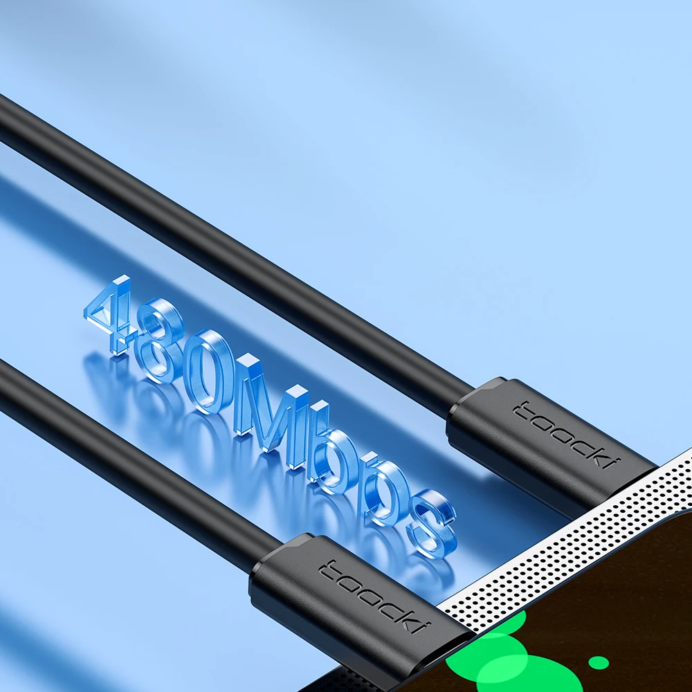 (1+4)Toocki Blunt Yan C-C 60W Charging Cable 1m 1+4 Offer Cellphone Fast Charging Cable 5Pcs