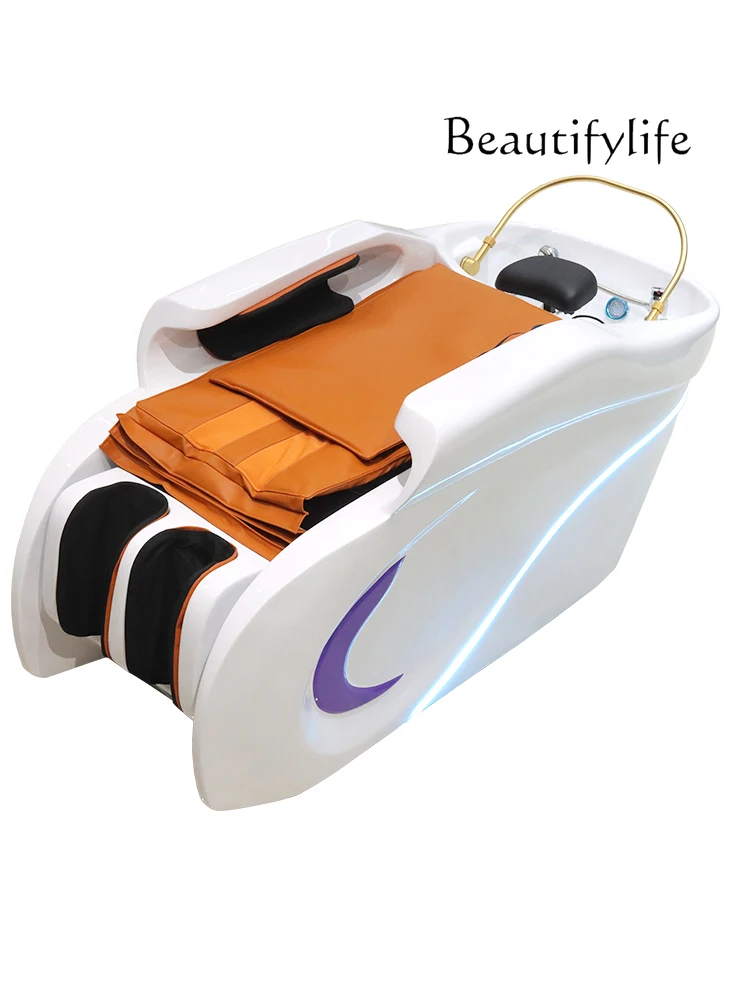 

Automatic Intelligent Electric Massage Shampoo Bed Barber Shop Water Circulation Head Treatment Steaming Bed