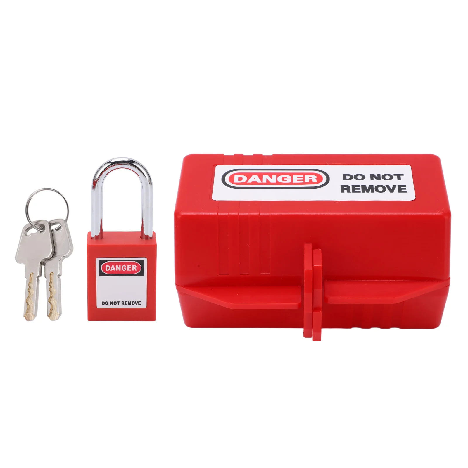 

Plug Lockout Device Anti Fade Plug Lockout Tagout Set Proof Security for Air Conditioner TV for Home Industry Chemistry