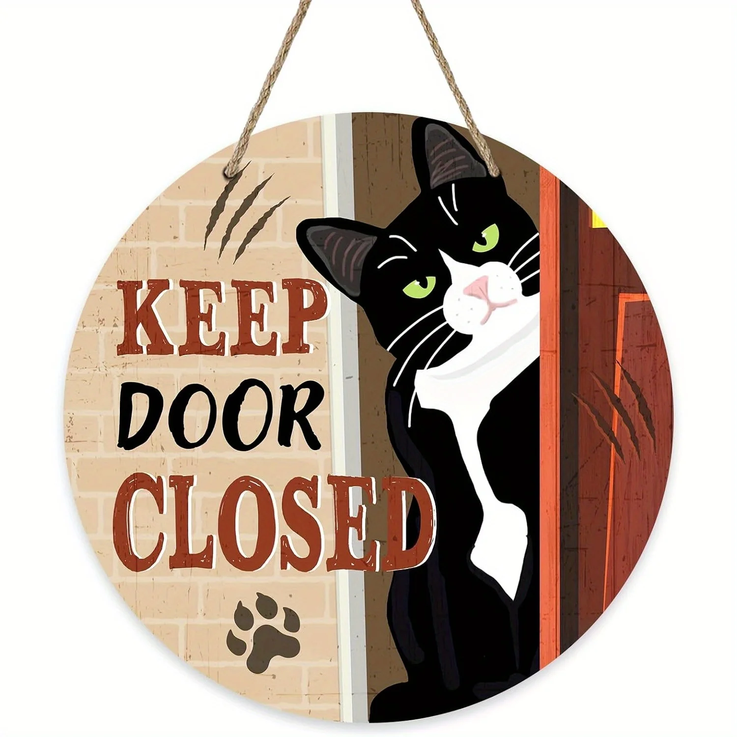 2D Flat - Decorative Sign And Plague, 2D Flat Wooden Decorative Plaque, 1pc, 