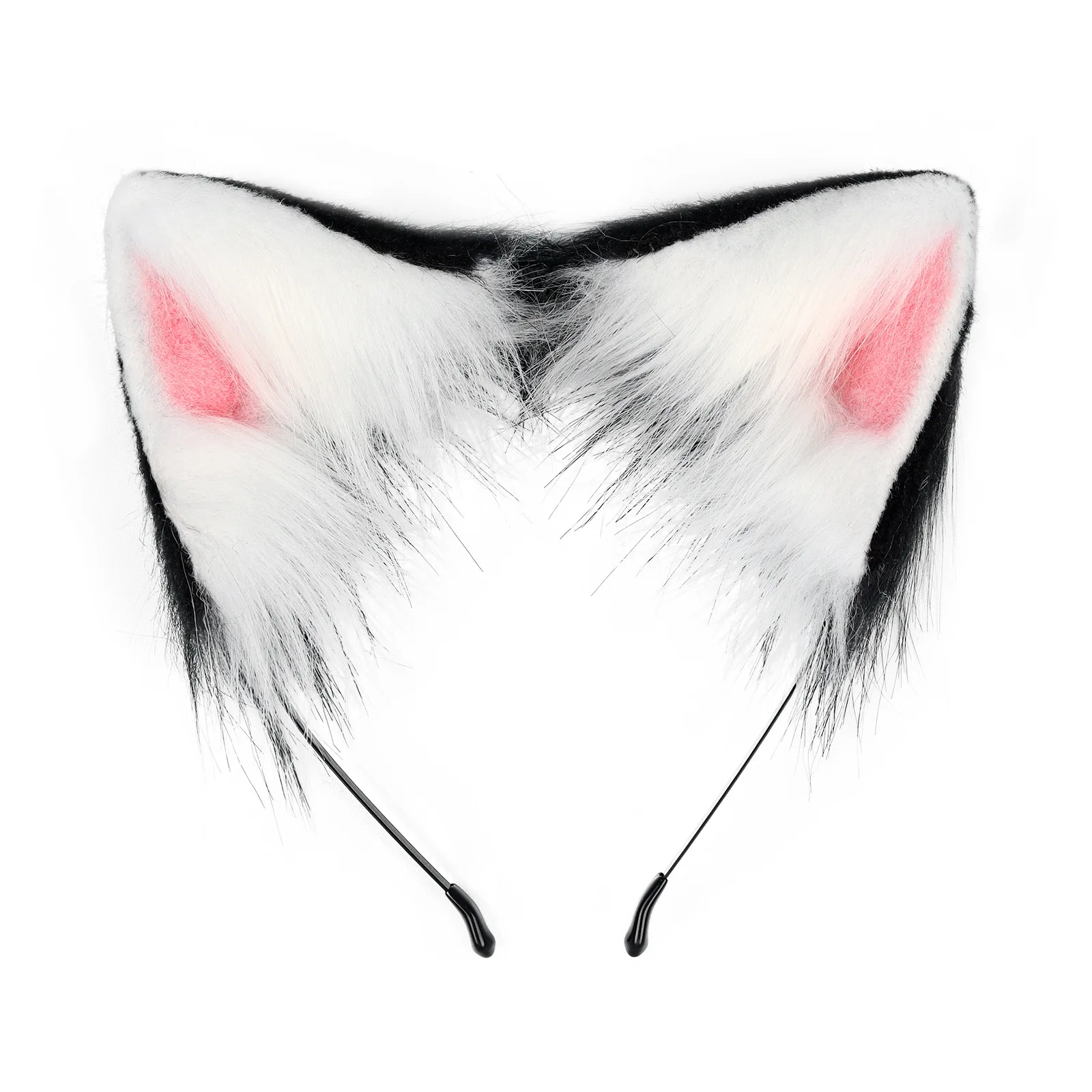 Handmade Simulation Cat Ears Headband Cute Plush Comic Show Lolita Two-dimensional Animal Ear Accessories