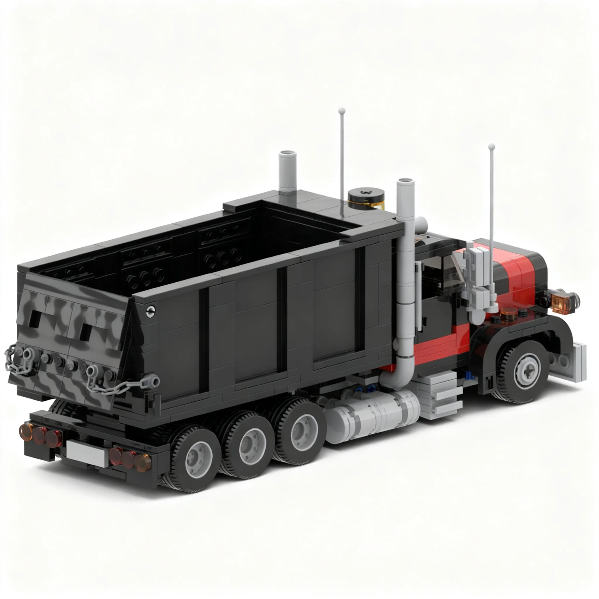 751pcs MOC city Champions 5571 Blackcat MT UCS Dump Truck Model Building Blocks Christmas Gift Creative For Bookshelf Display