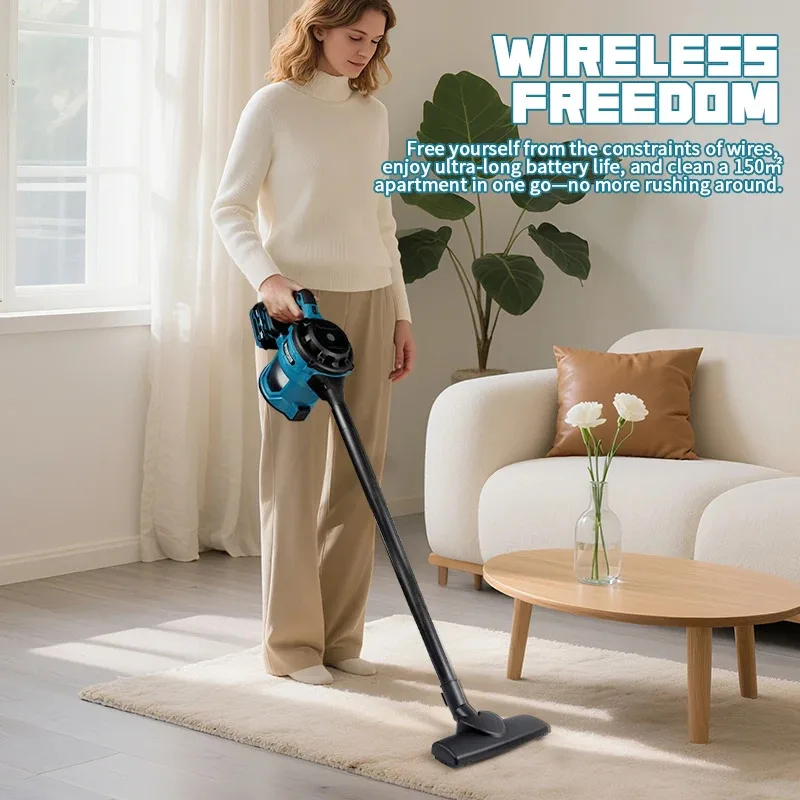 

Handheld Vacuum Cleaner for Makita 18v 16000pa Electric Vacuum Cleaner Rechargeable Dry/Wet Dust Carpet Collector Machine