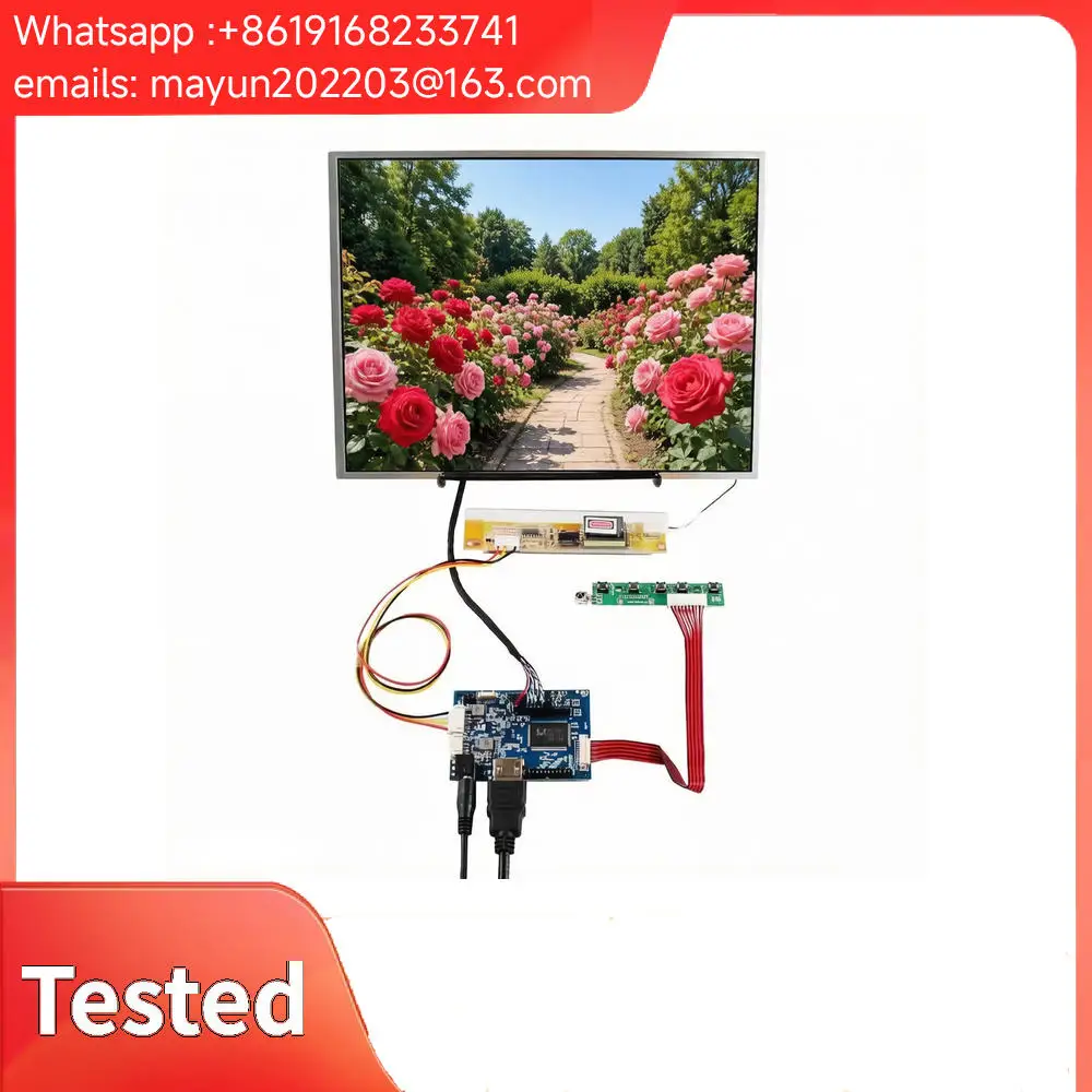 12.1-inch 1024x768 LCD Screen Replacement with HD VGA 2AV Controller Board for N121X5 LTN121XT