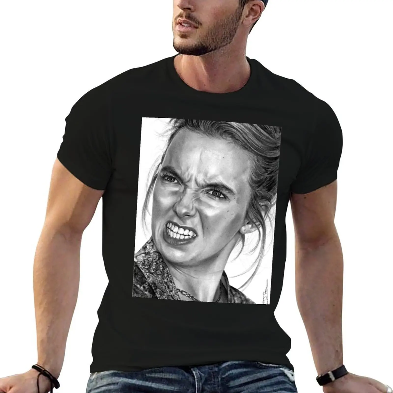 Villanelle, Killing Eve S1.EP5 (T**s) T-Shirt topping summer top t shirt men 100℅ cotton