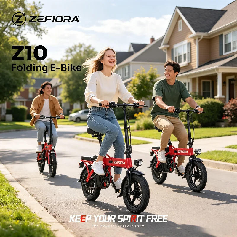 Adult Electric Bike for Household Daily Use, UL2849 Safety Certified, Adjustable Seat & Front Brake, Factory Original, US Warehouse Shipping image 14