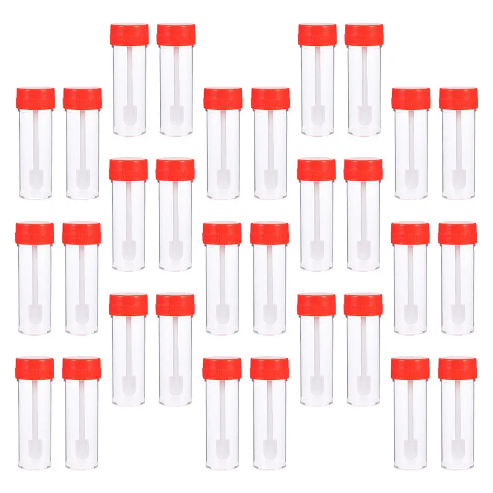 

30 шт. контейнеры для образцов мочи, пластиковые стаканчики для образцов с герметичными крышками, герметичные, для сбора мочи и кала, для лабораторных исследований
