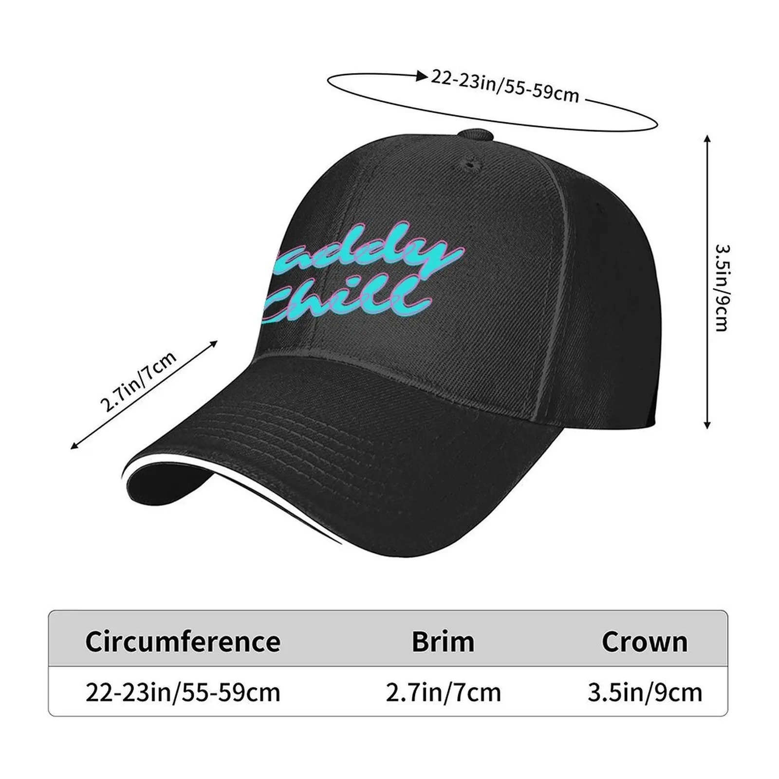 Daddy Chill Baseball Cap Snap Back Hat western Hat dad hat cute Girl Men's
