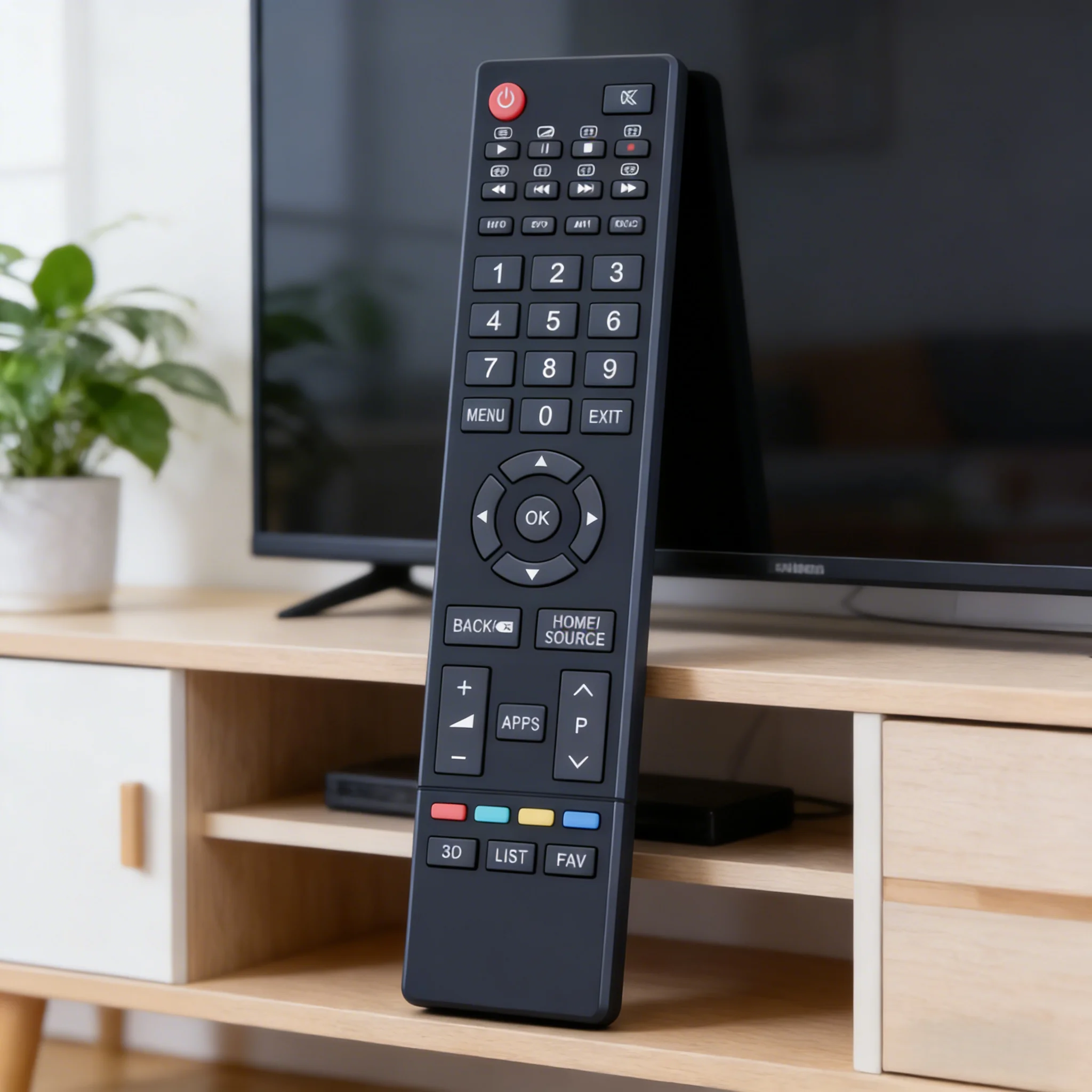 Premium replacement remote GCBLTV61AI-1 for original Changhong TV controller. Full compatibility: LED40D1100ISX, 3000ISX, 50D300