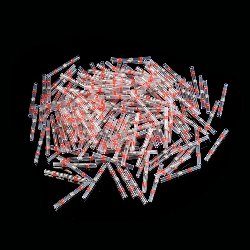 180PCS Waterproof Insulated Heat Shrink Connectors Solder Seal Wire Connectors AWG22-18/ 0.5-1.0 Mm Soldering Sleeve Heat Tubs