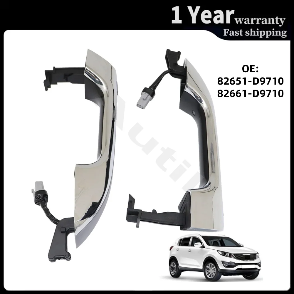 82651-D9710 82661-D9710 for Kia Sportage 2017-2021 Front Left Right Exterior Outside Door Handle Plastic+Metal Replacement Parts