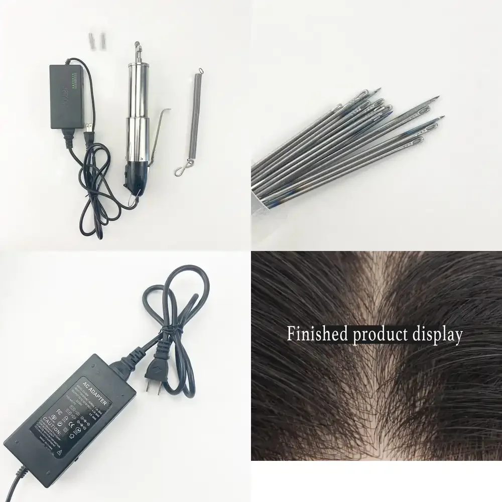 New Programmable Partial Hair Lace Wig Making Machine Top Sewing Core Components with Strong Motor for Wig Maker