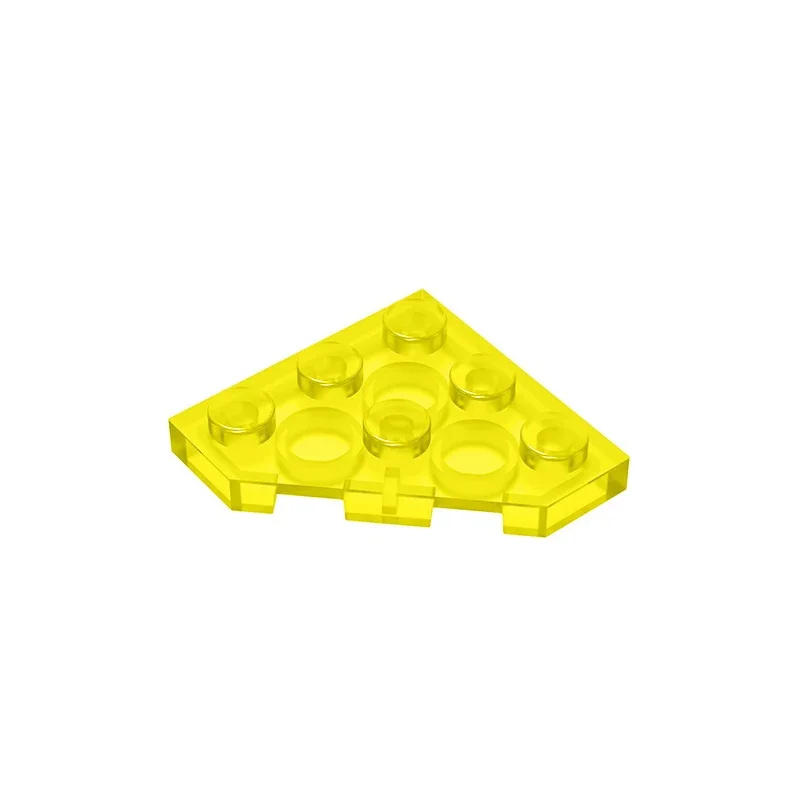 GDS-556 Wedge, Plate 3 x 3 Cut Corner  compatible with lego 2450 pieces of children's DIY Building Blocks Technical