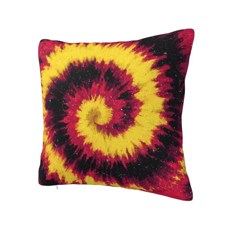 Colorful Rainbow Tie Dye Swirl Spiral Cushion Cover 66x66 cm Polyester Velvet Throw Pillow Case For Sofa Home Decor Pillowcase