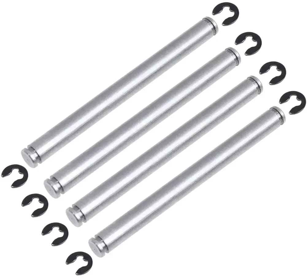 

4PCS Suspension Pins 44mm with E-Clips 2640 Replacements Parts for 1/10 Traxxas Slash 2WD Rustler Stampede Bandit HobbyPark