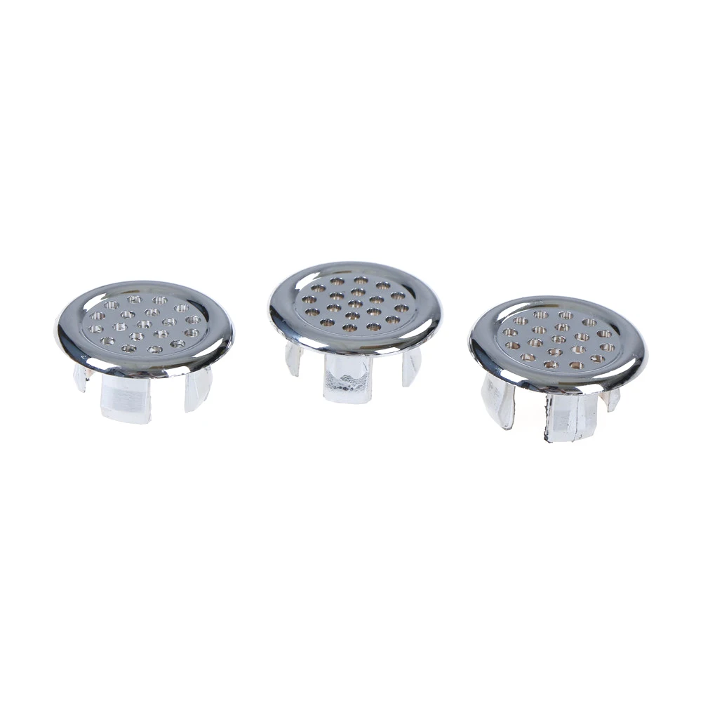 3pcs Kitchen Sink Accessory Round Ring Overflow Spare Cover Waste Plug Sink Filter Bathroom Basin Sink Drain