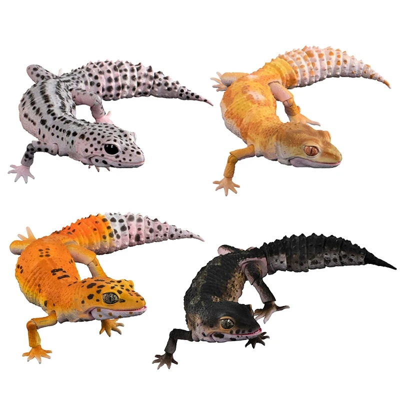 New Original Bandai Gashapon Big Biological Map Big Gecko Lizard Simulation Animal Qversion Anime Model Toy Gift Collection