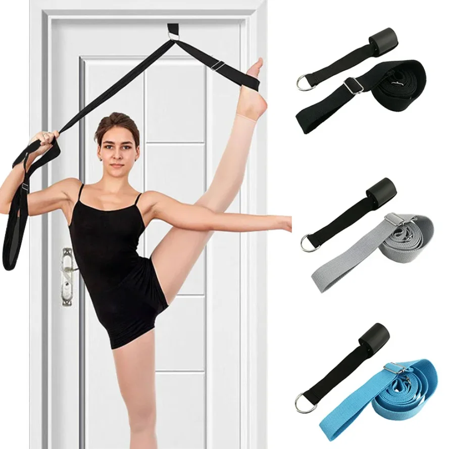 Women Door Flexibility Stretching Leg Stretcher Strapfor Yoga Pilates & Cheerleading Warm Up