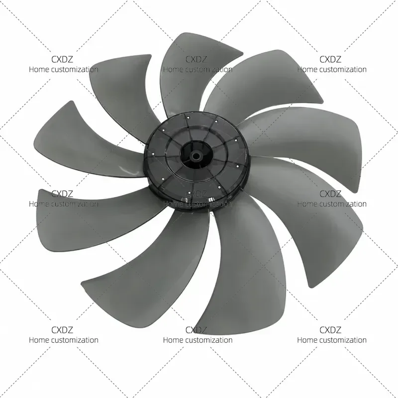 For 1pc 16 inch 400mm Plastic Fan Blade 9 Leaves Big Wind Replacement Parts Compatible with FS40-17CR FS40-17DR FS40 FT40