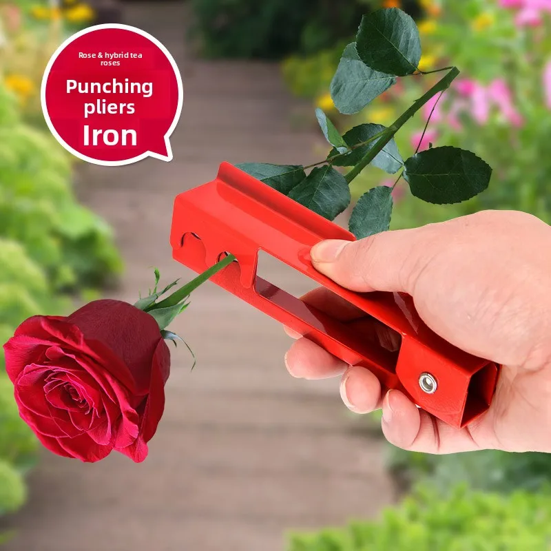 Essential Rose Thorn Removal Pliers for Florists Iron Flower Shop Tool Durable Rose Bouquet Pruning Clip for Fresh Flowers