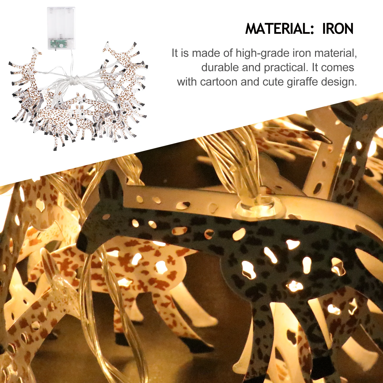 

Led Giraffe String Light Flexible Lamp For Home Bedroom Party Decoration Festival Xmas Adornment Animal Landscape Scene