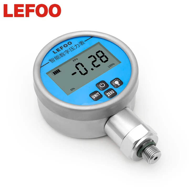 LEFOO Battery powered portable pressure digital gauge air pressure gauge meter pressure digital gauge