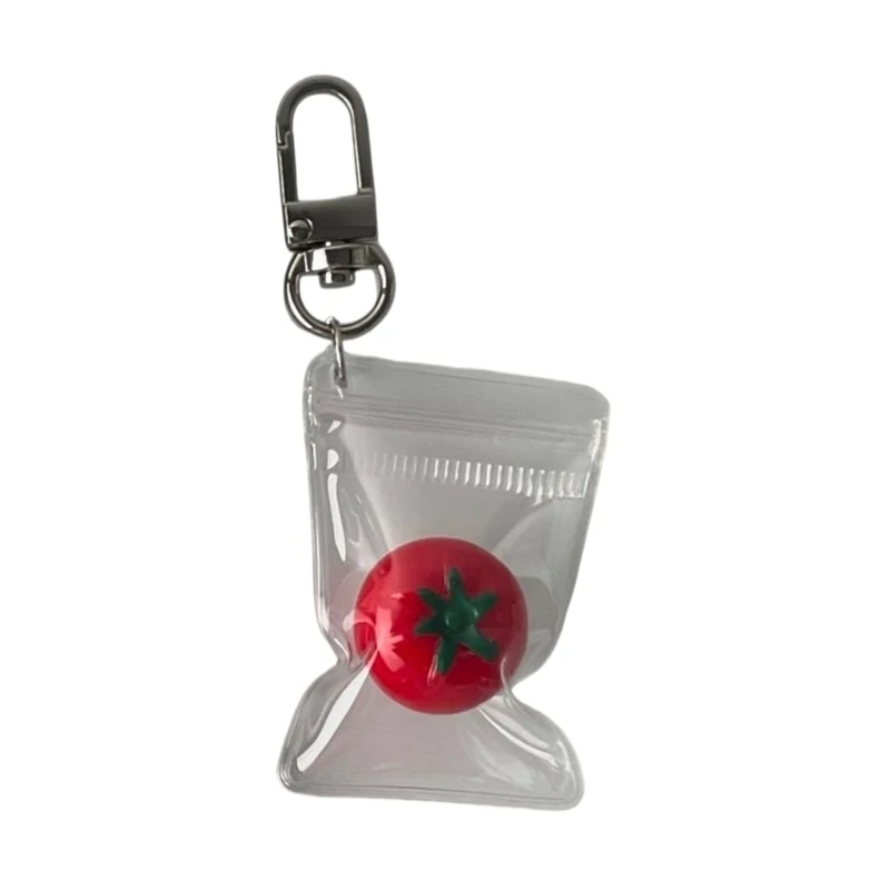 Playful Tomato Mobile Accessory Lovely Tomato Phone Charm Individualized Phone Chain Pendant Bag Hangings F3MD