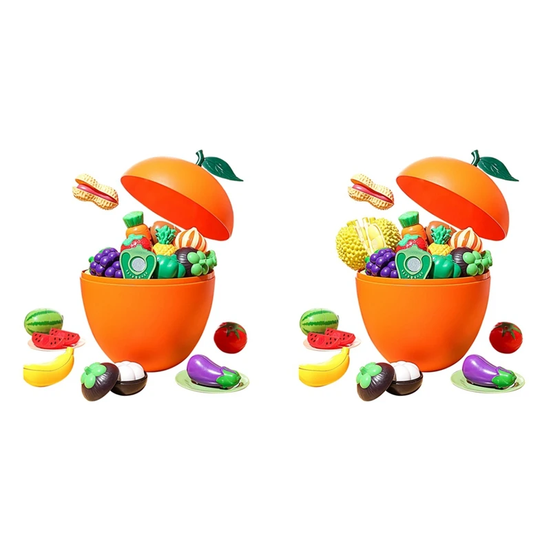 Children Fruits And Vegetables Toys Vegetables Play Kitchen Early Education Interactive Game Toys For Children