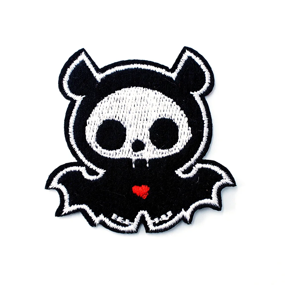 Ghost Size:5.2x5.3cm Badges Patch Jeans Bag Hat Clothes Apparel Sewing Decoration Applique Bagde Patches Accessories