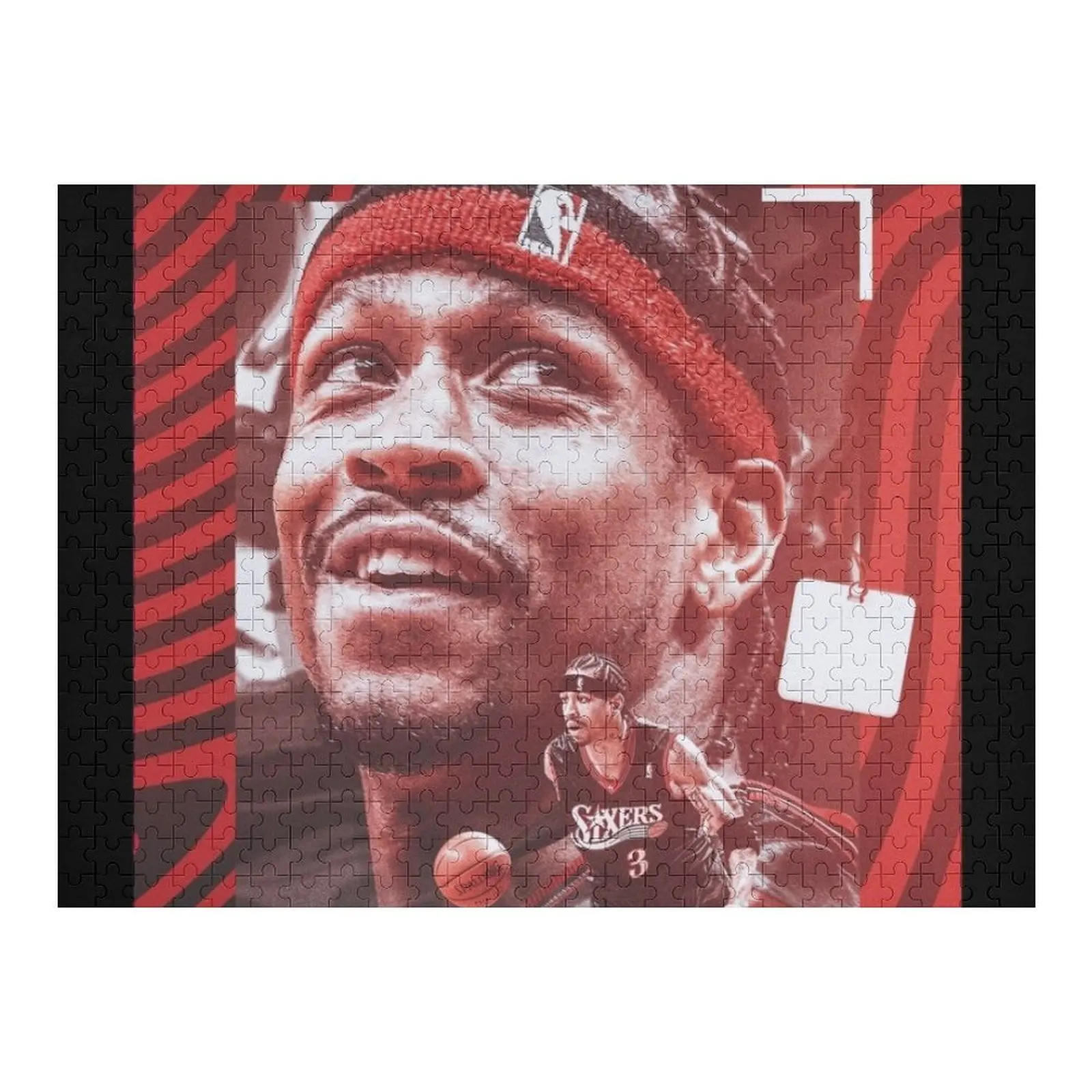 

Wallpaper Art Iverson Jigsaw Puzzle Personalized Gifts Custom Wooden Name Puzzle