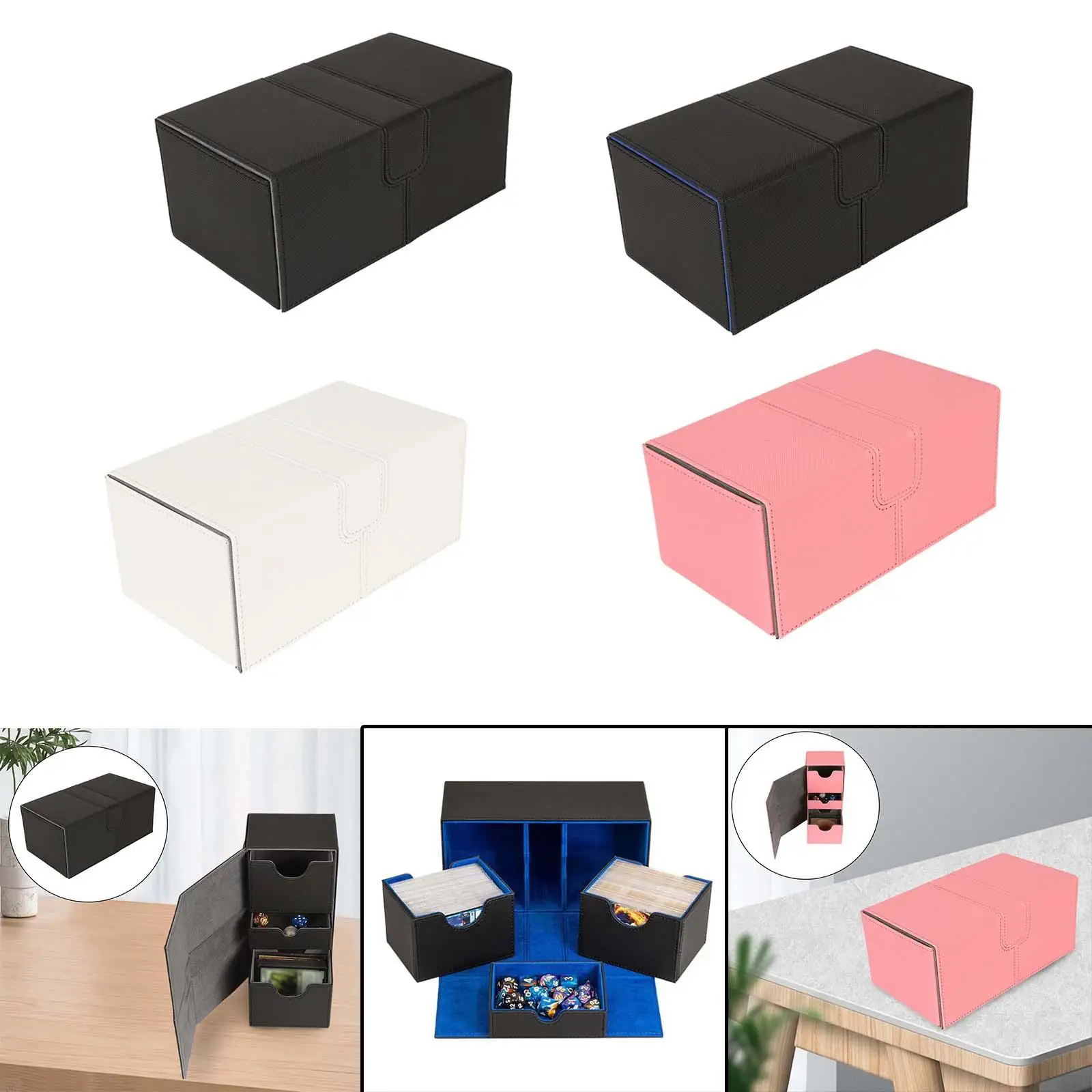 

Premium Storage Container Organization Album Protection Card Holder for