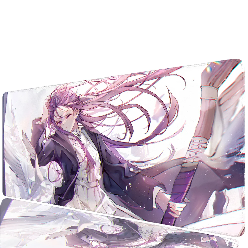 Fern F-Frieren Anime Mousepad Large Gaming Mouse Pad LockEdge Thickened Computer Keyboard Table Desk Mat