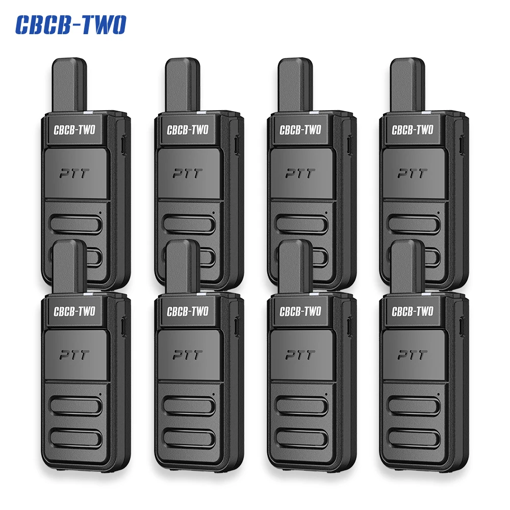 CBCBTWO 8PCS GT-911 Walkie Talkie Lightweight Walkie-Talkies Long Range Type-C Portable Two Way Radio Comunicador For Restaurant