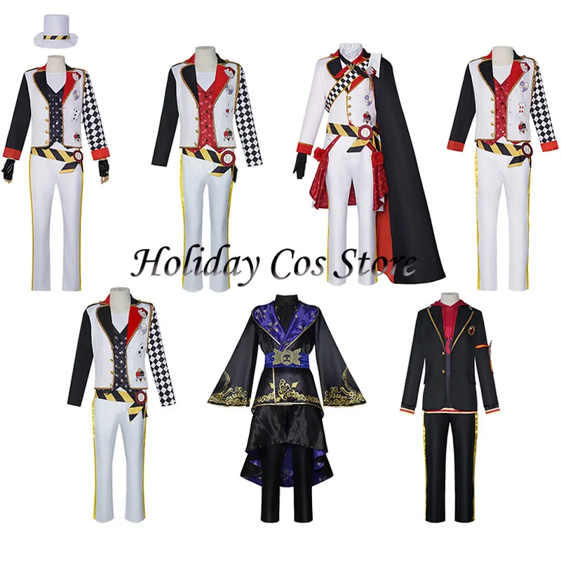 

Аниме Twisted Wonderland Riddle Rosehearts Ace Cater Deuce Trey Косплей Костюм Униформа Хэллоуин Вечеринка Наряд Для Женщин Мужчин