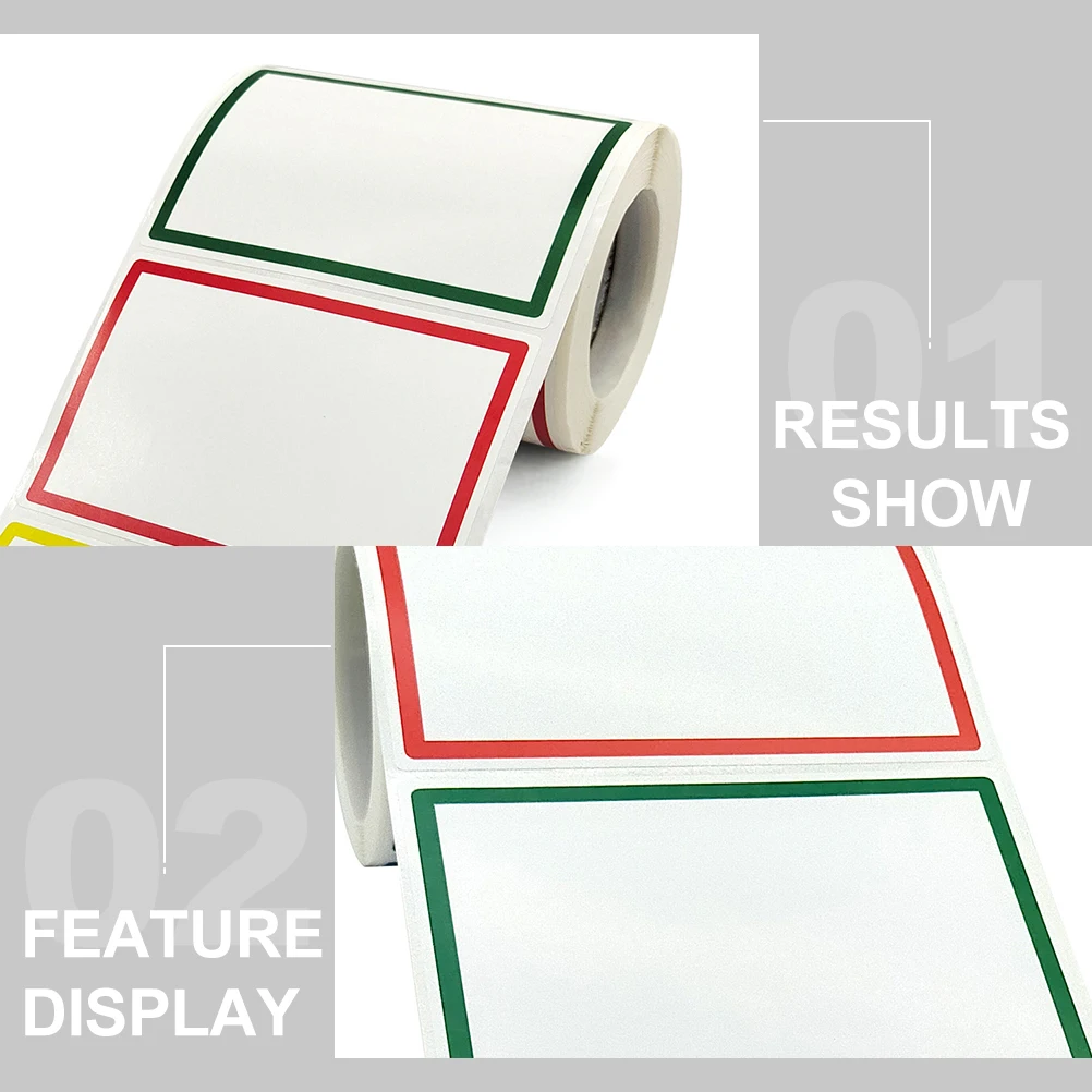 

Blank Name Tag Stickers Colorful Labels Writable Badges School Uniform DIY Mark Adhesive Notes Simple Reliable