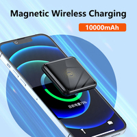 Magnetic Wireless Charger Magsafe Power Bank 10000mAh for iPhone 16 15 14 13 12 Mini Portable Induction Charger Spare Battery