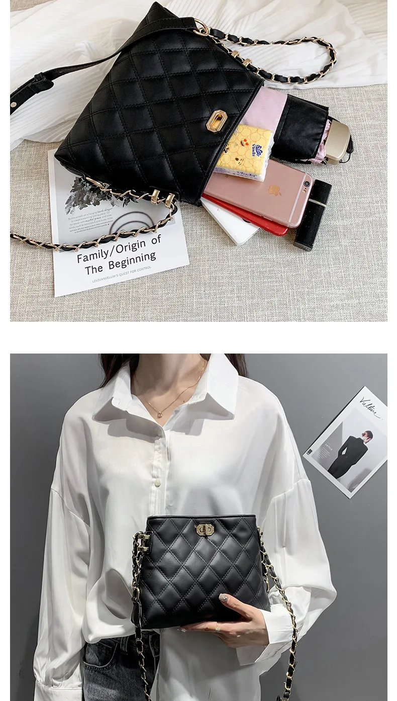 Design Handtasche Umhängetaschen für Frauen Kleine Luxus Umhängetasche Hochwertige Weiche Leder Geldbörse Neue Damen Kleine Quadratische Tasche – Detail 11