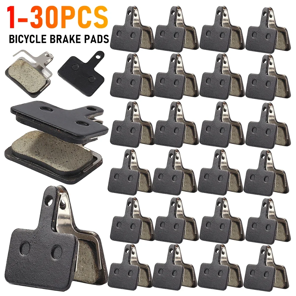 1-10 pares de pastilhas de freio de bicicleta, pastilhas de resina para SHIMANO B01S, resistentes ao desgaste, para freio hidráulico de MTB, peças de freio B03S B05S